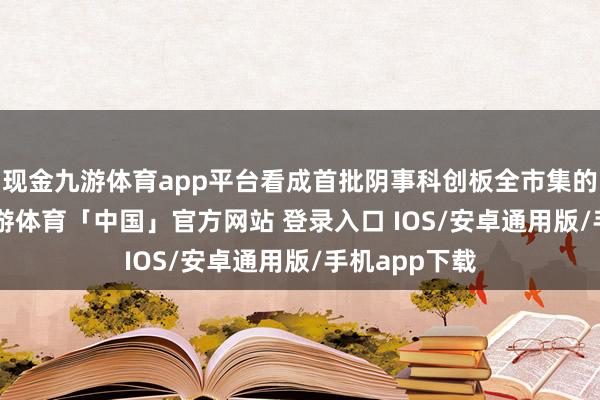现金九游体育app平台看成首批阴事科创板全市集的ETF居品-九游体育「中国」官方网站 登录入口 IOS/安卓通用版/手机app下载