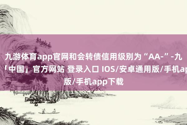 九游体育app官网和会转债信用级别为“AA-”-九游体育「中国」官方网站 登录入口 IOS/安卓通用版/手机app下载